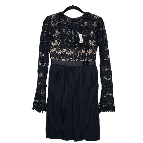 Romeo and Juliet Sheer Lace Dress Black Victorian Dark Romantic NYE SZ Small